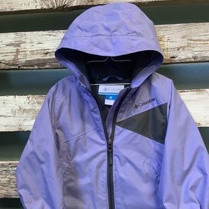 Adorable Lavender 3T Columbia Rain Jacket